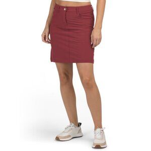 NVO Cranberry Quick Dry Stretch Marika Skort With Uv Protection